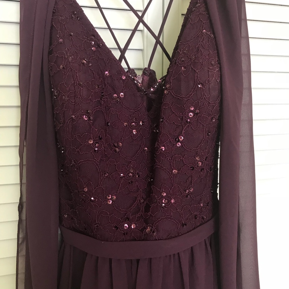 Elegant floor-length formal dress